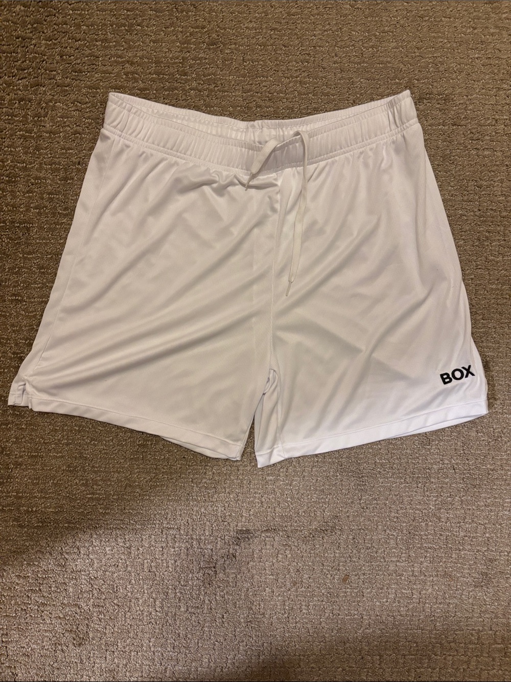 BOX Menswear White Athletic Shorts Men’s Large